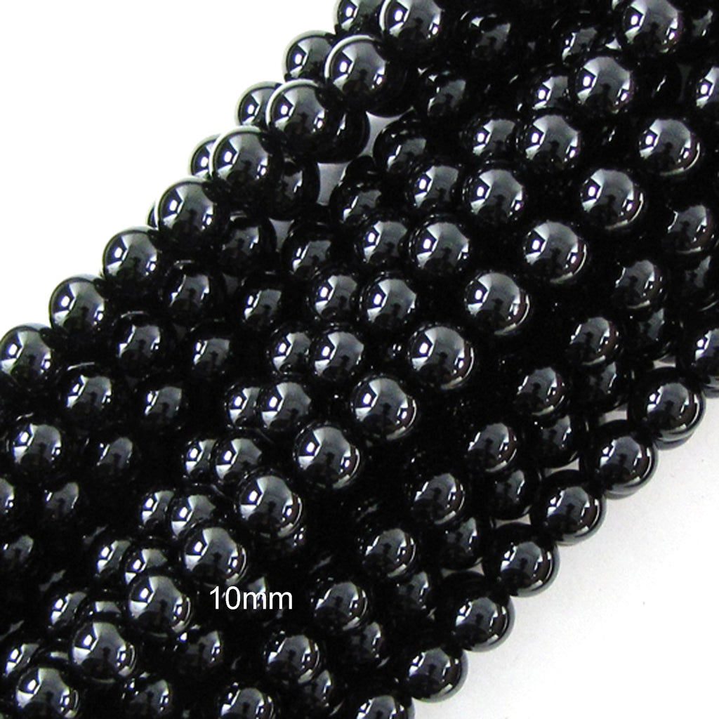 AA Black Onyx Round Beads 15" 2mm 3mm 4mm 6mm 8mm 10mm 12mm 14mm 16mm 18mm 20mm