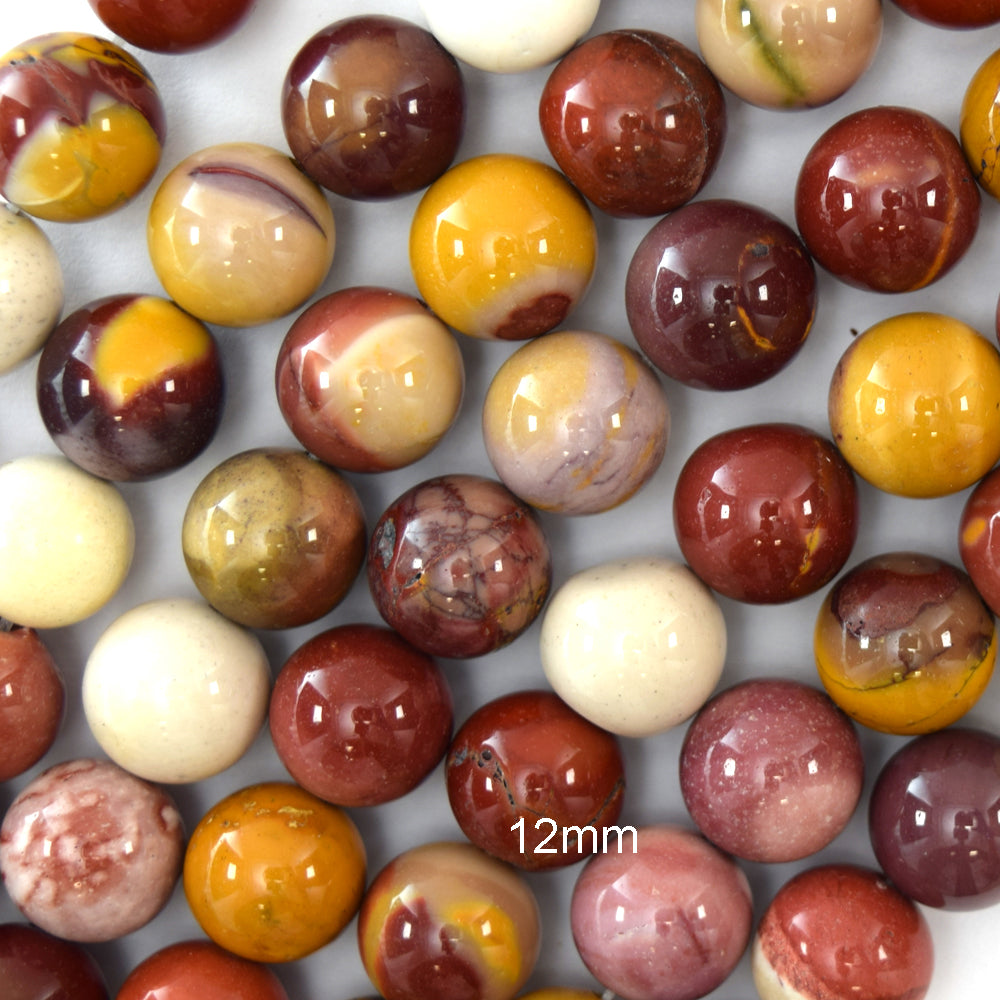 Natural Mookaite Round Beads Gemstone 15" Strand mookite 4mm 6mm 8mm 10mm 12mm