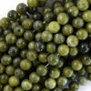 Natural Green Taiwan Jade Round Beads Gemstone 15