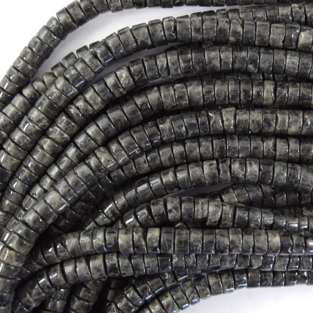 3x6mm Natural Heishi Disc Beads 15