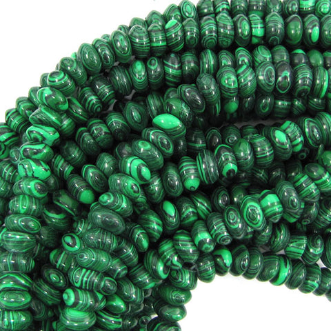 13x18mm synthetic green malachite rectangle beads 15.5" strand