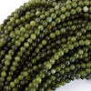 Natural Green Taiwan Jade Round Beads Gemstone 15