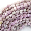 Natural Light Purple Kunzite Pebble Nugget Beads 15.5