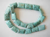 20mm natural chrysocolla rectangle beads 16