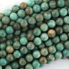 Natural Dark Green Chrysoprase Round Beads Gemstone 15