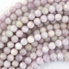 Natural Lavender Kunzite Round Beads Gemstone 15.5