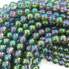 10mm rainbow crystal round beads 15.5