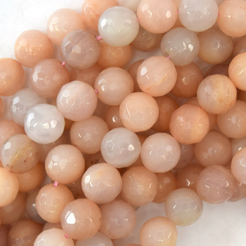 Natural Peach Aventurine Round Beads Gemstone 15" Strand 6mm 8mm 10mm 12mm