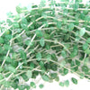 9mm faceted green aventurine marquise beads 14.5