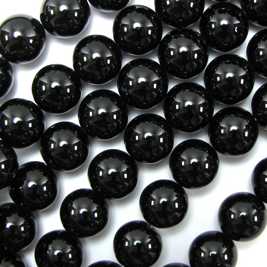AA Black Onyx Round Beads 15" 2mm 3mm 4mm 6mm 8mm 10mm 12mm 14mm 16mm 18mm 20mm