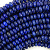 Blue Lapis Lazuli Rondelle Button Beads Gemstone 15
