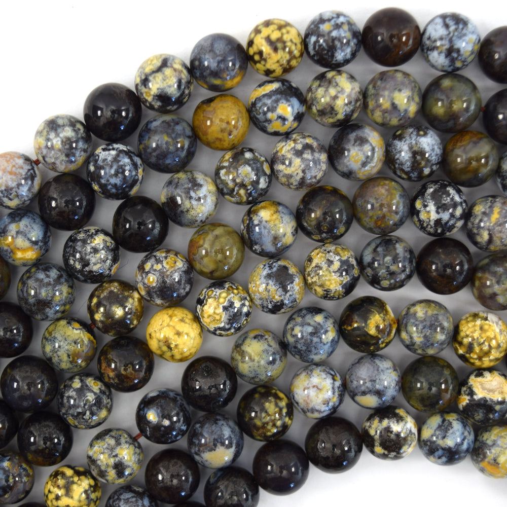 Natural Ocean Jasper Round Beads Gemstone 15