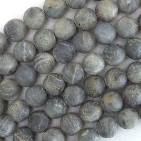 4mm natural gray labradorite larvikite heishi disc beads 15.5" strand 2x4mm