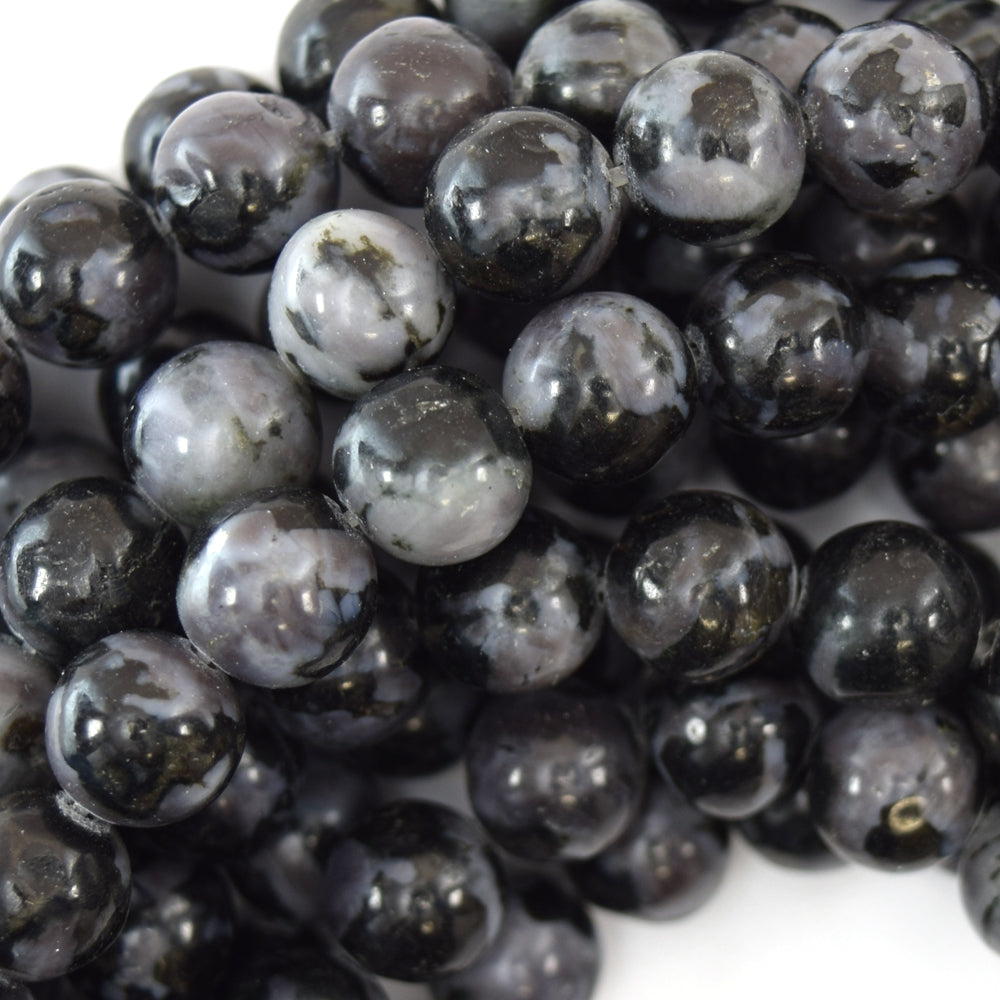 10mm gray opal round beads 15.5