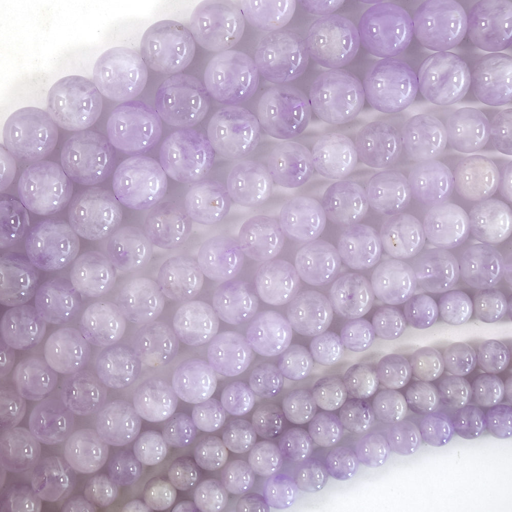 AA Natural Light Purple Amethyst Round Beads 15.5 Strand 6mm 8mm 10mm S2