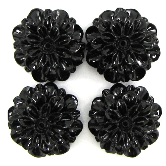 20mm synthetic coral chrysanthemum flower beads 15.5