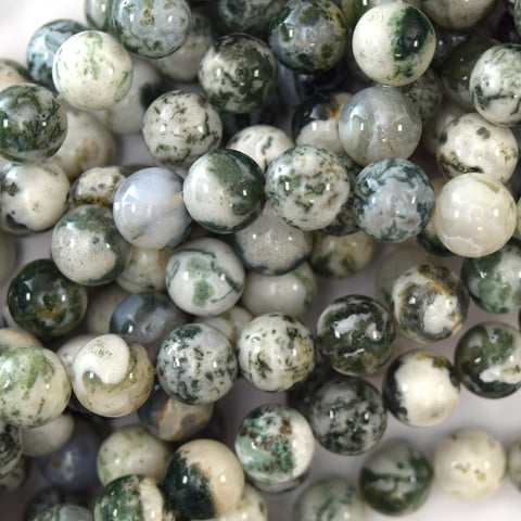 Mystic Titanium Faceted Indian Agate Round Beads 15" Strand 6mm 8mm 10mm