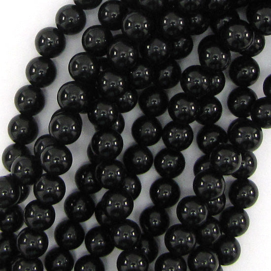 AA Black Onyx Round Beads 15" 2mm 3mm 4mm 6mm 8mm 10mm 12mm 14mm 16mm 18mm 20mm