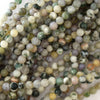 Natural Green White Tree Agate Round Beads Gemstone 15