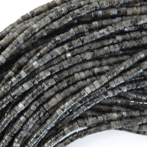 Natural Matte Gray Labradorite Round Beads 15.5" Strand 4mm 6mm 8mm 10mm 12mm