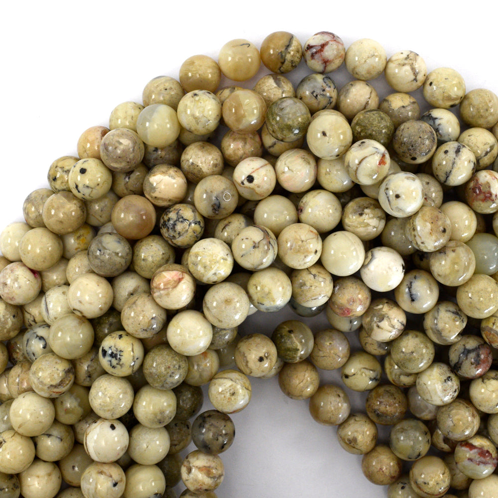 10mm african opal round beads 15.5