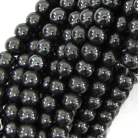 13mm natural hematite tube beads 15.5" strand