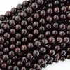 AA Natural Red Garnet Round Beads Gemstone 15