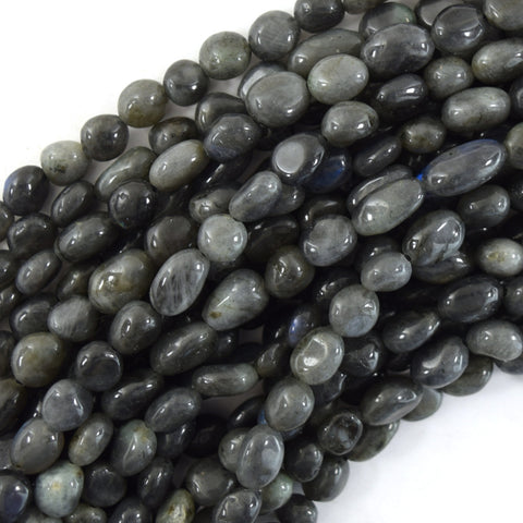 Natural Faceted Gray Labradorite Round Beads 15" Strand 4mm 6mm 8mm 10mm
