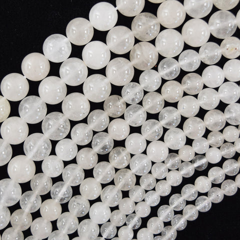 13mm natural clear crystal quartz tube beads 15.5" strand 4x13mm
