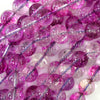 10mm purple crystal quartz round beads 15