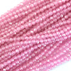 Faceted Pink CZ Cubic Zirconia Round Beads 15
