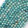 Aqua Blue Terra Agate Round Beads 14