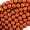 AA Natural Red Jasper Round Beads Gemstone 15