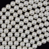White Shell Pearl Round Beads 15