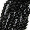 AA Black Onyx Round Beads 15