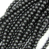 Natural Black Hematite Round Beads 15