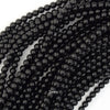AA Black Onyx Round Beads 15