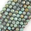 Aqua Blue Terra Agate Round Beads 14