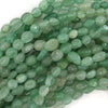 Natural Green Aventurine Pebble Nugget Beads 15.5