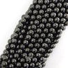 Natural Magnetic Hematite Round Beads 15