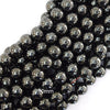 Natural Magnetic Hematite Round Beads 15