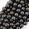 Natural Magnetic Hematite Round Beads 15