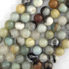 Natural Multicolor Amazonite Round Beads 15