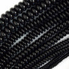 AA Black Onyx Rondelle Button Beads Gemstone 15