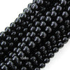 AA Black Onyx Round Beads 15