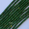 Yellowish Green Turquoise Rondelle Button Beads Gemstone 15