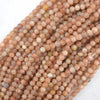 Natural Sunstone Round Beads Gemstone 15
