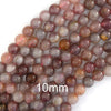 Natural Madagascar Lavender Rose Quartz Round Beads 15.5