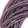 13mm natural purple lepidolite tube beads 15.5