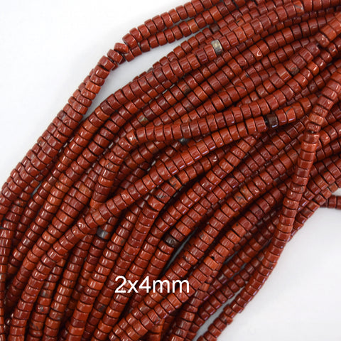 18mm natural ocean jasper coin beads 15.5" strand